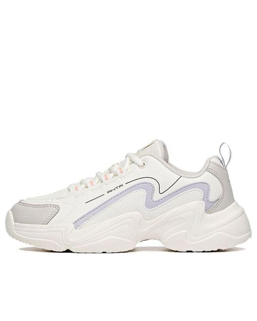 Anta White (Wmns) Life Series Sneakers