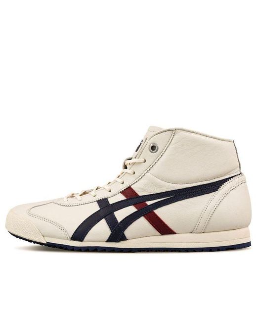 Onitsuka Tiger Mexico Sd Mr High-top Casual Shoes Creamy in Natural | Lyst