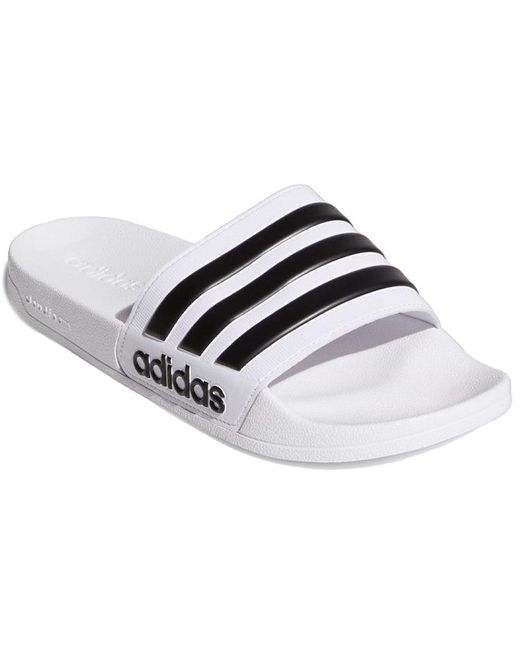 Adidas White Adilette Shower 'Footwear' for men