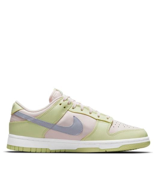 Nike White (Wmns) Dunk Low 'Lime Ice'