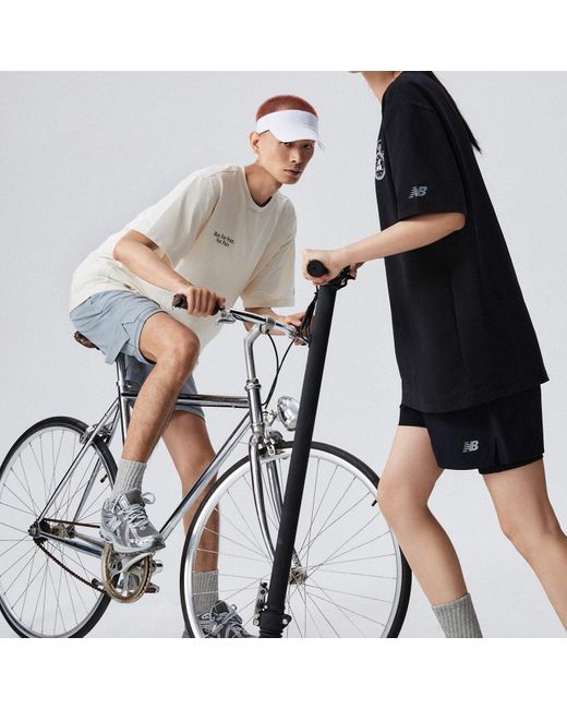 New Balance White Icon T-Shirt for men