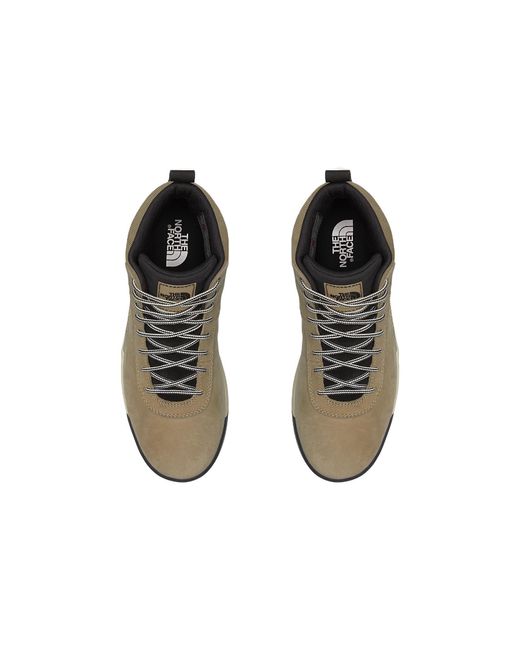 The North Face Brown Larimer Mid Waterproof Boots 'Kelp Tnf' for men