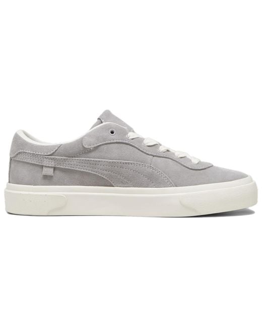PUMA White Capri Royale Suede 'Light' for men