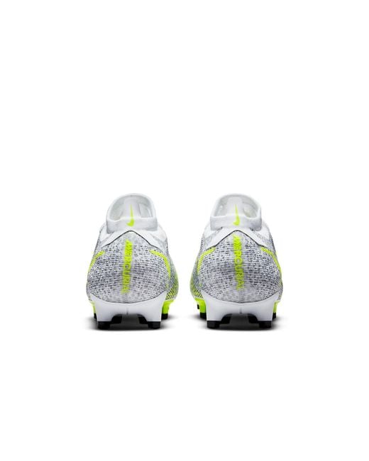 Nike Green Mercurial Vapor 14 Pro Fg 'Metallic Volt' for men