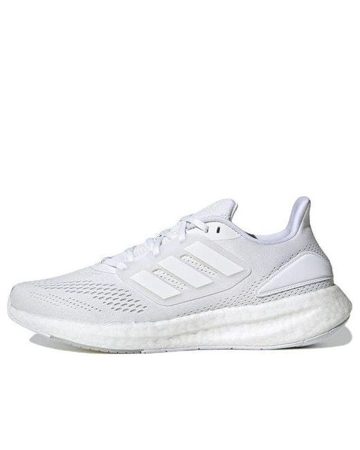 Adidas White Pureboost 22 'Triple' for men