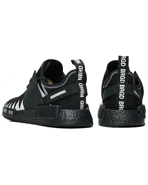 Adidas Black Neighborhood X Nmd_R1 Primeknit 'Neighborhood' for men
