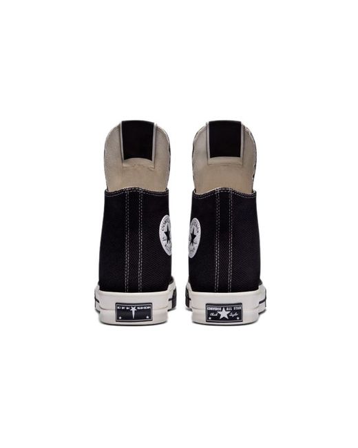 Converse Black Rick Owens X Turbodrk Chuck 70 High for men