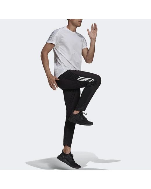 Adidas Black Logo Sports Running Long Pants/Trousers for men
