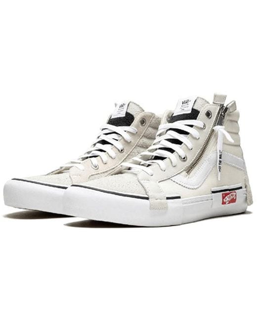 Vans White Sk8-Hi Cap Lx 'Marshmallow' for men