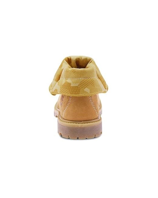 Timberland Brown (Wmns) Roll Top Boots Basic 'Wheat'