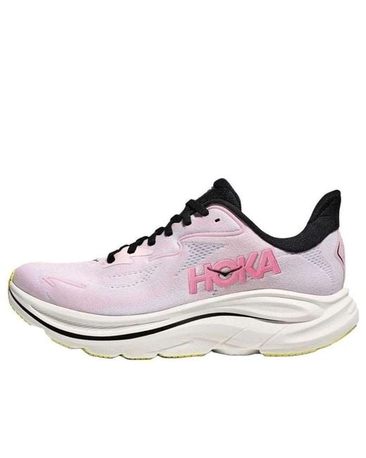 Hoka One One White (Wmns) Clifton 10 'Carnation Starlight Glow'