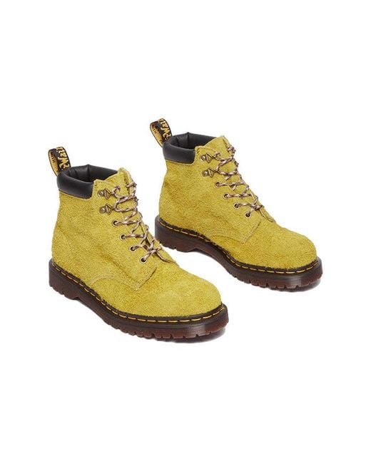 Dr. Martens Yellow Dr.Martens 939 Ben Suede Hiker Style Boots 'Moss'
