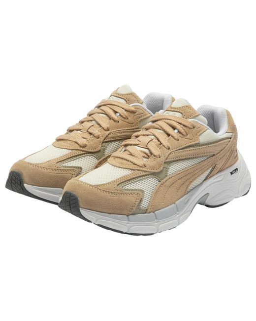 PUMA White Teveris Nitro 'Light Sand' for men