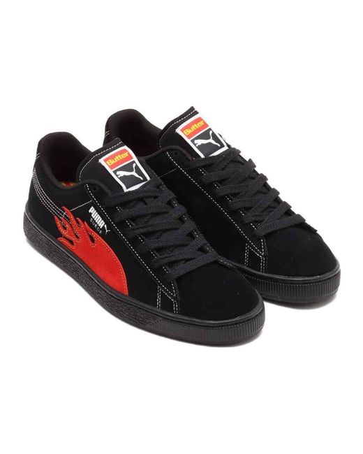 PUMA Red X Butter Goods Suede Classic Shoes for men
