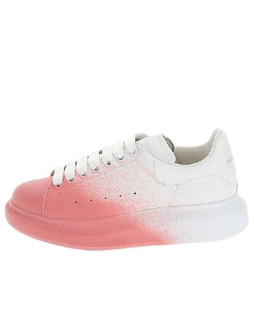 McQueen Pink (Wmns) Oversized Sneaker Velvet Spray'