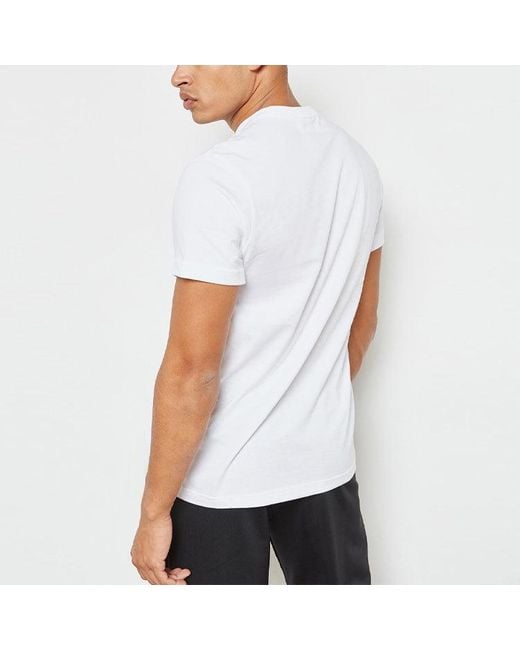 Adidas White Printing Sports Short Sleeve for men