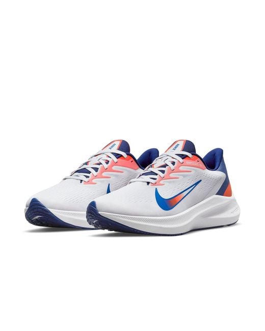 Nike Blue Air Zoom Winflo 7 for men