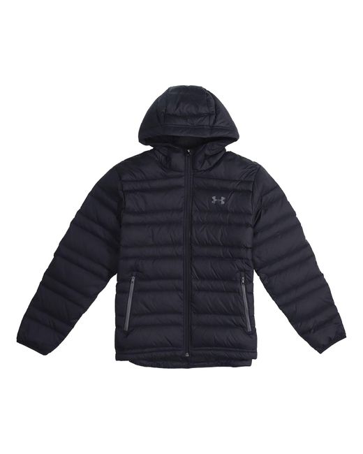 Under Armour Blue Down Hooded Winter Jacket for men