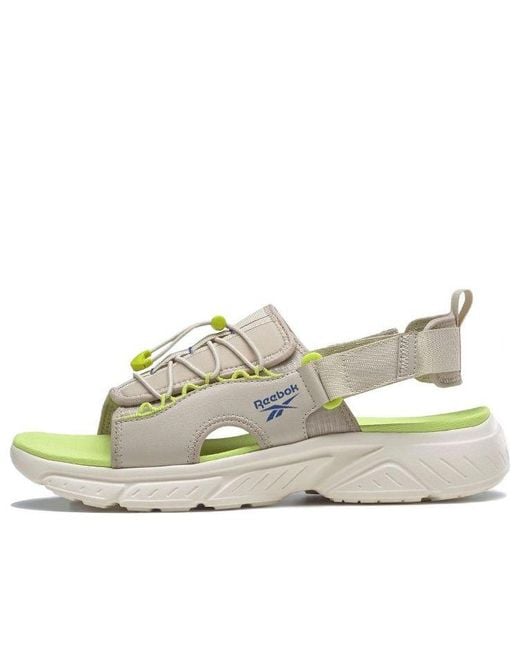 Reebok White Hyperium Slides Athleisure Casual Sports Sandals