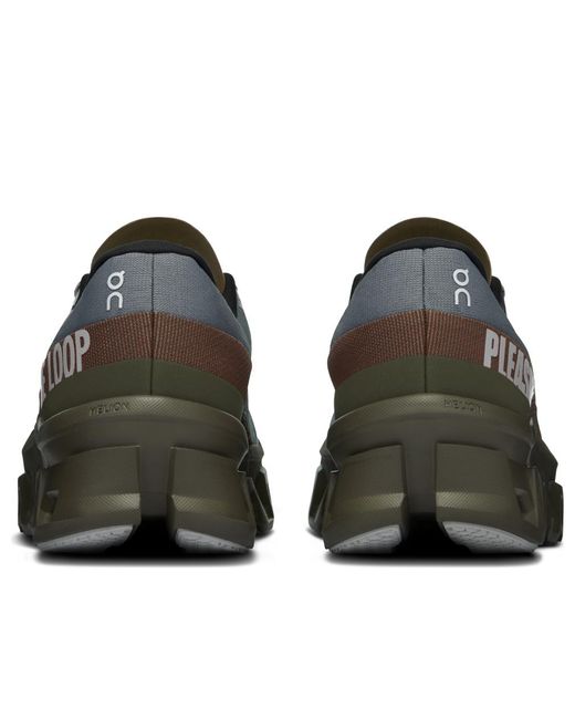 On Shoes Brown X Pleasures X The Loop Cloudmonster 2