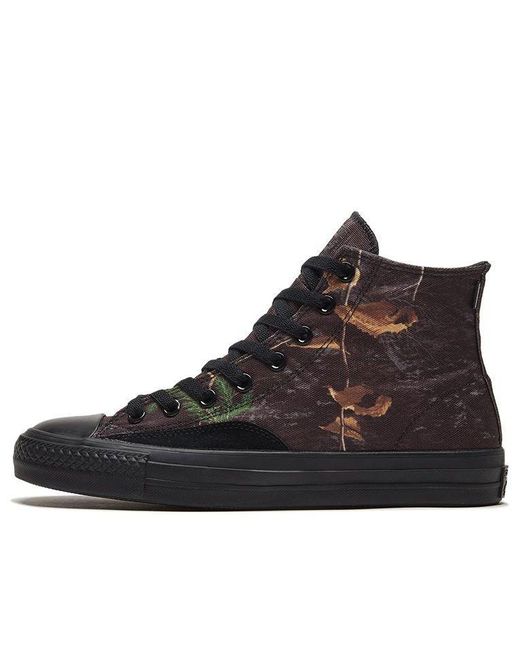 Converse Chuck Taylor All Star Pro Black/brown Leaves for Men | Lyst
