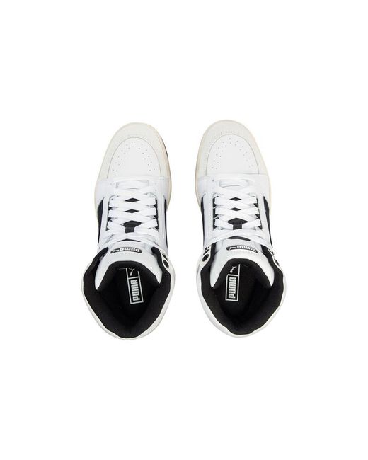 PUMA White Slipstream Mid Heritage for men