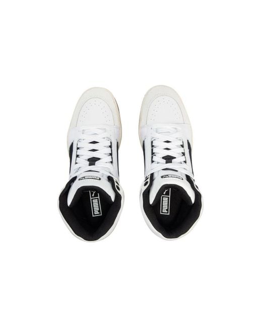 PUMA White Slipstream Mid Heritage for men
