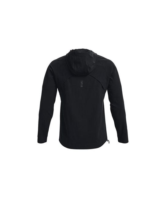 Under Armour Blue Out The Storm Waterproof Light Woven Running Sports Hooded Jacket for men