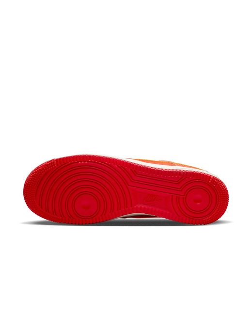 Nike Red Air Force 1 Low for men
