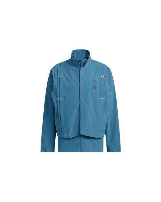 Adidas Blue Wj Trans Wv Jacket for men