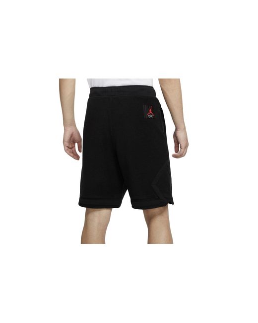 Nike Black Flight Diamond Casual Sports Knit Shorts for men