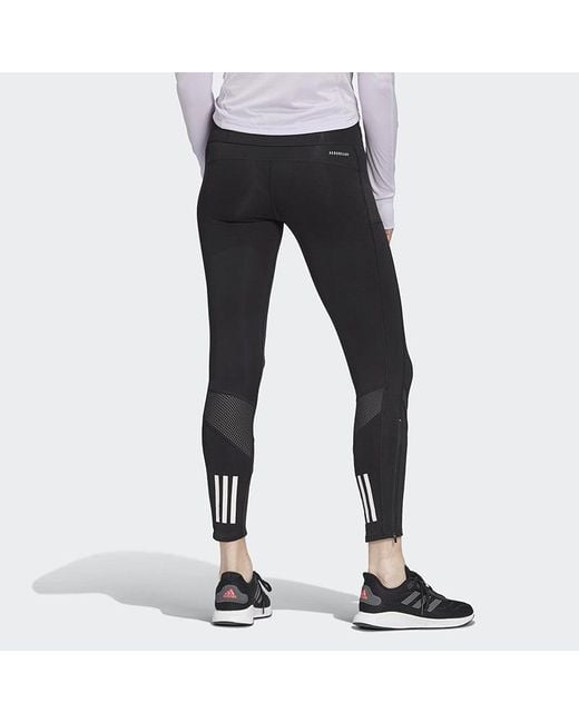 Adidas Black (Wmns) Own The Run Tights Asia Sizing
