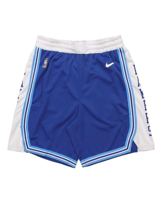 Nike Blue Casual Sports Basketball Shorts 20-21 Season Lakers for men