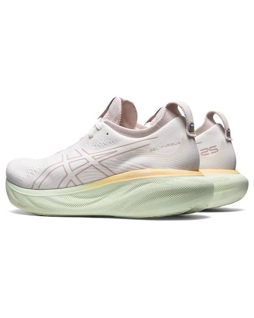 Asics White Gel-nimbus 25 Running for men