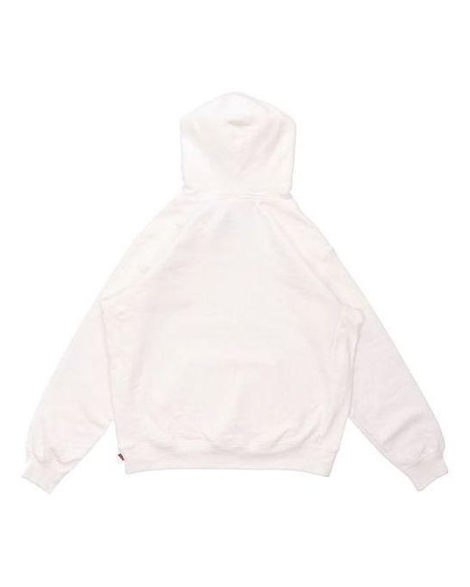 Supreme X Swarovski S Logo Hooded Sweatshirt in White for Men