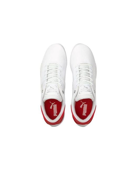 PUMA White Scuderia Ferrari X Drift Cat Delta Rosso Corsa' for men
