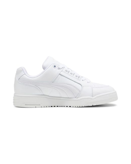 PUMA White Slipstream Lo 'Triple' for men
