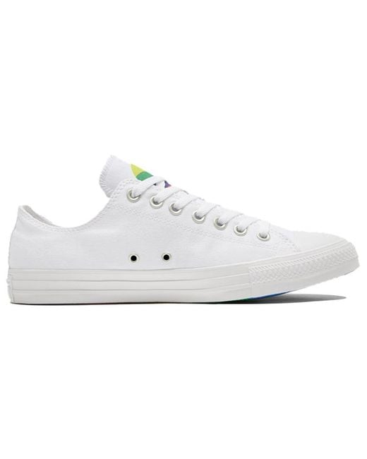 Converse White Chuck Taylor All Star Low 'Pride' for men