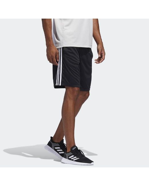 Adidas Black Training Sports Woven Shorts for men