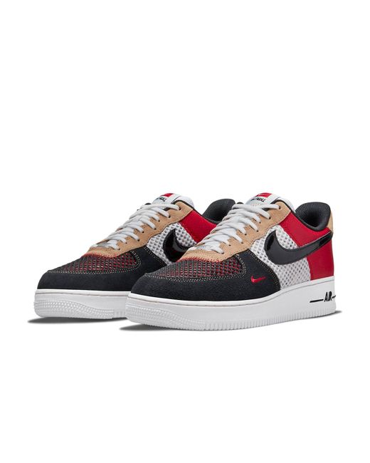 Nike Red Air Force 1 '07 Lv8 'Alter & Reveal' for men