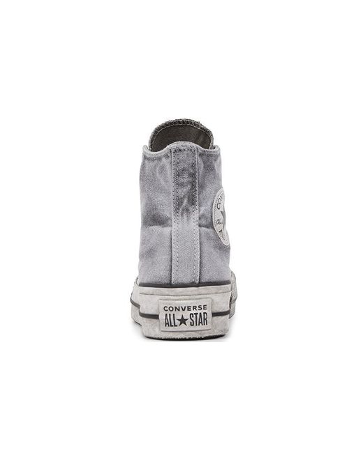 Converse Gray (Wmns) Chuck Taylor All Star Lift Smoked Canvas High Top