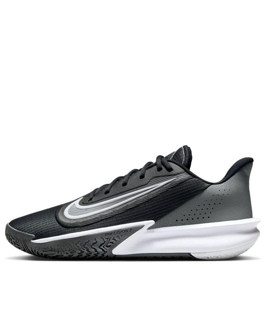 Nike Black Precision 7 Basketball Shoes for men