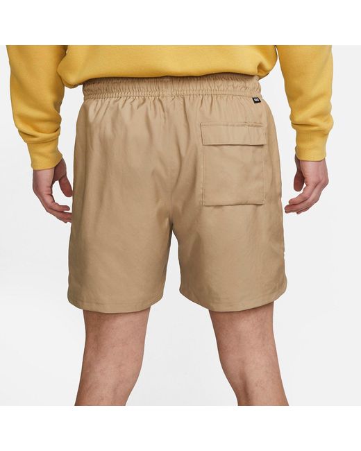 Nike Natural Sportswear Essentials Lined Flow Shorts 'Khaki' for men