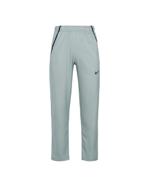 Nike Blue Team Woven Tattingcasual Long Pants for men