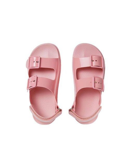 Gucci Pink (Wmns) Rubber Slingback Sandals