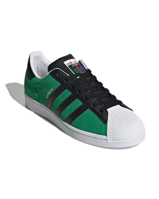 Adidas Green Superstar Core' for men