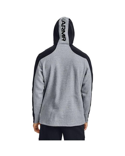 Under Armour Blue Baseline Fleece Pullover Sweater for men