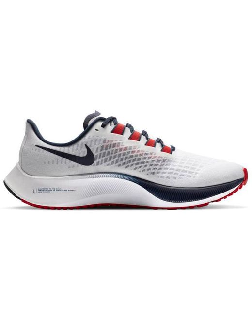 Nike Air Zoom Pegasus 37 New England Patriots in White for Men | Lyst
