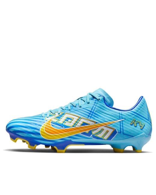 Nike Blue Zoom Mercurial Vapor 15 Academy Km Mg Multi-ground Low-top Soccer Cleats for men