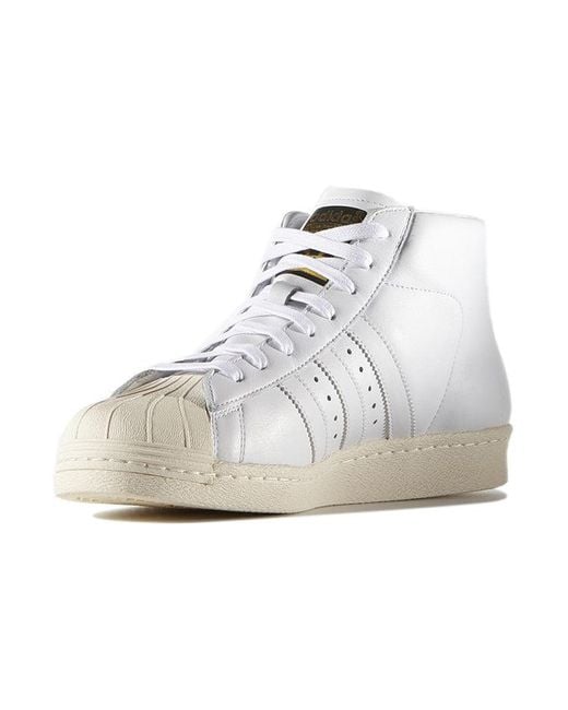 Adidas White Originals Pro Model Vintage D Chalk' for men